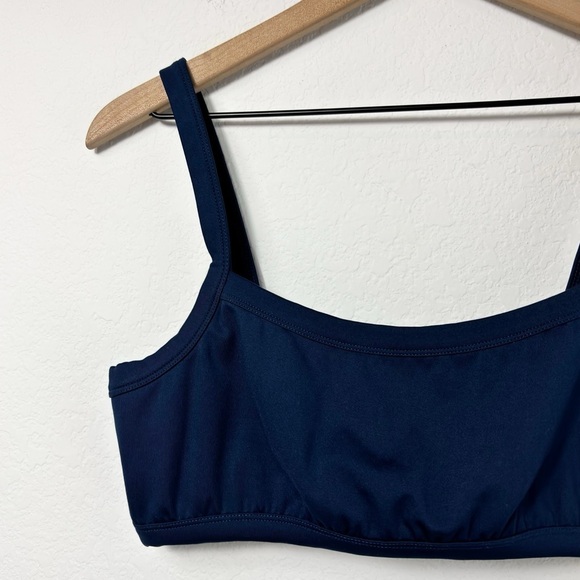 FREE PEOPLE MOVEMENT BLUE ADJUSTABLE STRAP BRA WOMEN SIZE LARGE - Picture 4 of 5